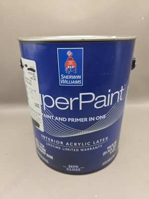 1 Gallon Sherwin Williams SuperPaint Interior Semi-Gloss Color 6804 Dignity Blue