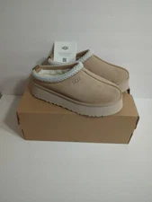 UGG Tazz Sand Women’s Size US 9 Suede Mule Platform Slippers 1122553