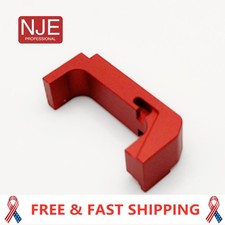 New Extended Mag Release for Model GIock 43x 48 Aluminum Red