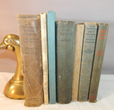 7 Old Antique Cookbook Lot Good Housekeeping Bettina Magic Chef Rumford Lot