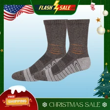 [FASH SALE] Columbia Men's Active 2-Pack Cropped Crew Socks Brown
