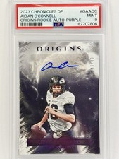 2023 PANINI CHRONICLES DP ORIGINS ROOKIE PURPLE AUTO #OAAOC AIDAN O'CONNELL /49