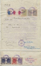 Serbia1943 WWII,Hungarian occupation,six Hungary revenue, four Serbian church Ep