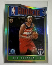 2025-26 Bowman - Tre Johnson III - #RY-6 - ROY Favorites Die Cut Refractor RC