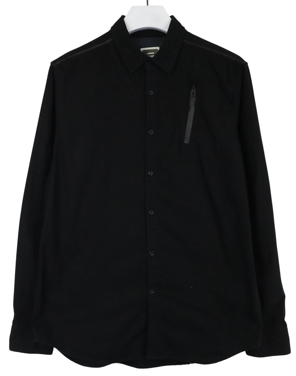 Chemise rine regular noire homme G-Star | Destock Jeans