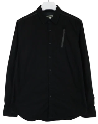 G-Star Kensetsu Shirt L/S Herren XL Denim Überhemd Reißverschluss Brusttasche - Bild 1 von 4