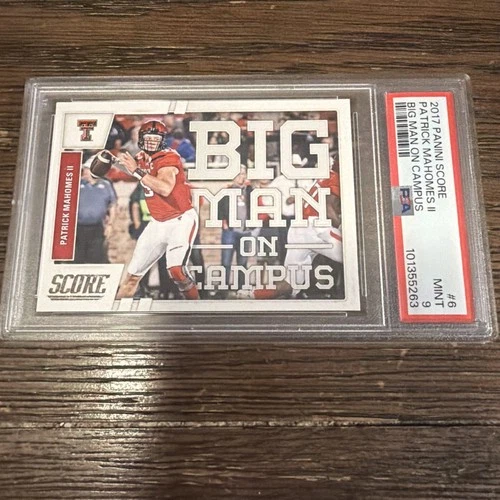 2017 Score - Big Man on Campus Patrick Mahomes II #6 (RC)