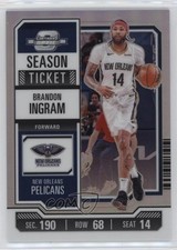 2023 Panini Contenders Optic Season Ticket Silver Prizm Brandon Ingram #42 3g6