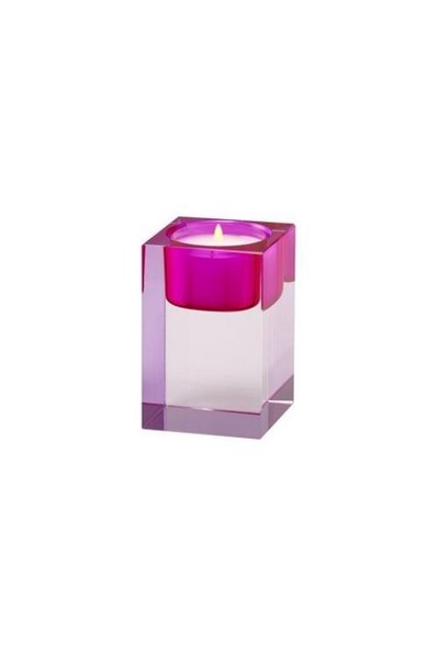 Gift Company Sari , Teelichthalter S(H7,7Cm), Pink/Rosa, Kristallglas 1127503013-image