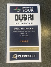 Dubai Creek golf And Yacht Club DP Tour Invitational Yardage Book, Brand New Uk