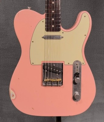 Nash T-63 Shell Pink Electric Guitar - Light Aging