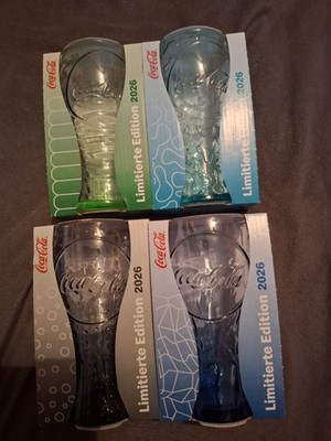 4x Mc Donalds Gläser 2026 Neu OVP Set McDonalds Grimace Coca Cola
