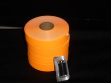 New Perco Labels for Monarch 1136 Orange Labels Rolls Lot of 4 ink roller L K