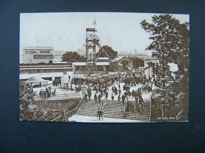 Fleetway British Empire Ausstellungspostkarte Wembley 1924 der Kohlemine.