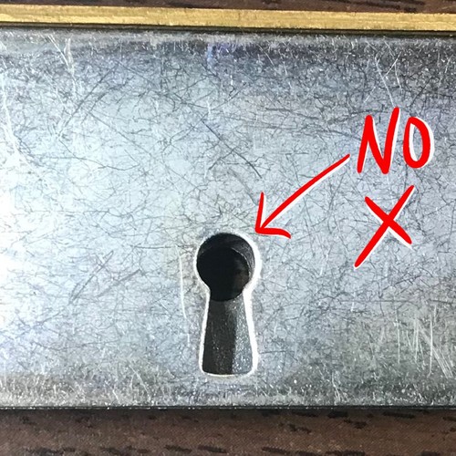 Baldwin Upright/Vertical Piano Lock Key For Pin in Lock Type - Picture 4 of 4