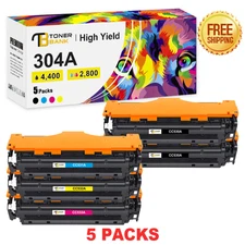 Toner Cartridge for HP CC530A CC531A CC532A CC533A LaserJet CM2320 CP2025 lot