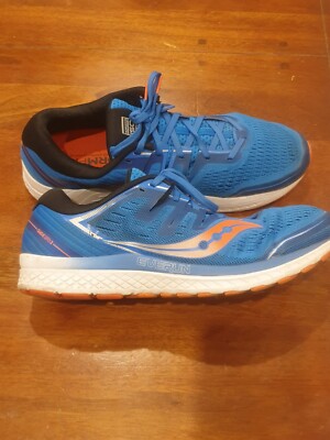 Saucony Guide ISO Men's Running Shoes Blue UK 12 UK
