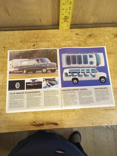 1983 Ford Club Wagon Van Vintage Sales Brochure Catalog - Picture 7 of 10