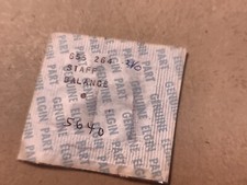 NOS Elgin 21/0 5640 Balance Staff In Factory Sealed Pack