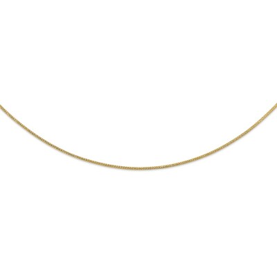 Leslie's Echt 14kt Gelbgold 1,5 mm Diamantschliff Halsdraht Halskette; 18 Zoll
