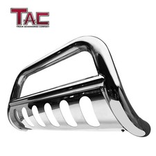 For 07-21 Toyota Tundra08-22 Sequoia 3 Bull Bar Grille Guard Front Bumper Ss