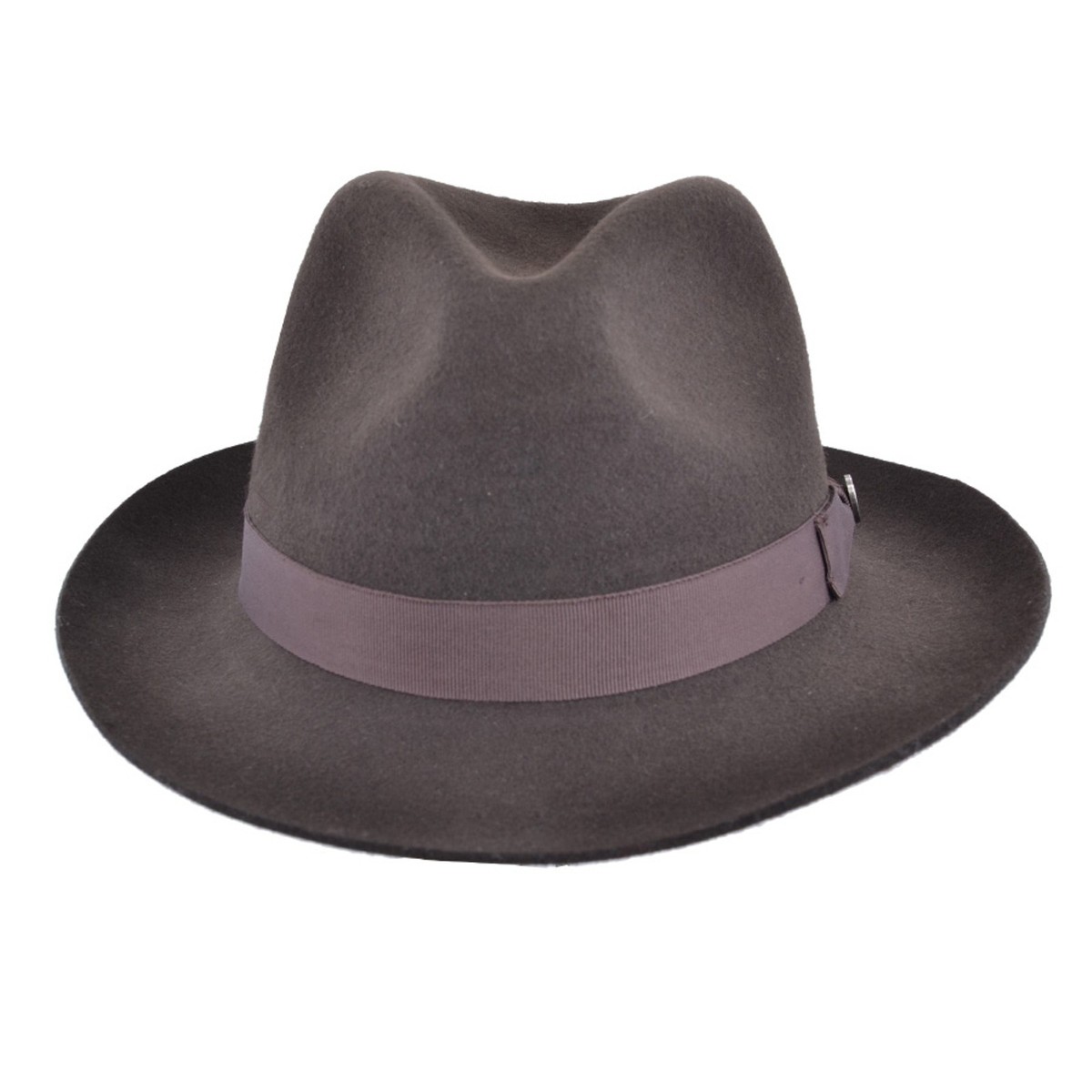 Gladwin Bond Brown Classic 100% Wool Hand Made Felt Fedora Trilby