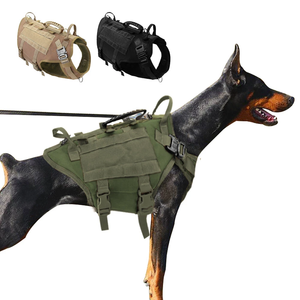 Tactical service vest dog cheap harness