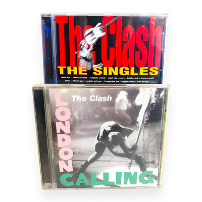 The Clash (2x CD Bundle / Lot ) London Calling & The Singles ( White Riot etc )