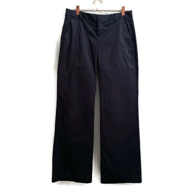 Banana Republic Women's Navy Blue Khaki Chino Pants Stretch Size 2 EUC