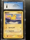 CGC 8 Pikachu - 2007 POP Series 5 - 12/17 Pokemon Card - NM/MINT Vintage