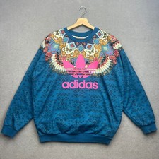 ADIDAS FARM RIO Sweatshirt M UK 12 BORBOMIX Fairisle Aztec Originals AOP Navajo