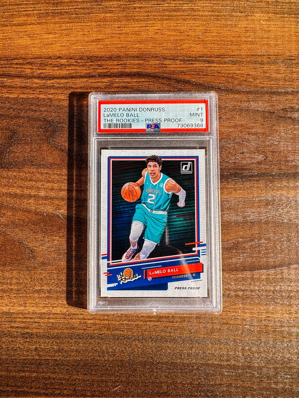 2020 Panini Donruss Lamelo Ball #1 The Rookies Press Proof - RC - PSA 9 MINT