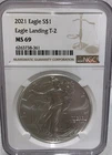 2021 American Silver Eagle Type 2 - NGC MS69 361