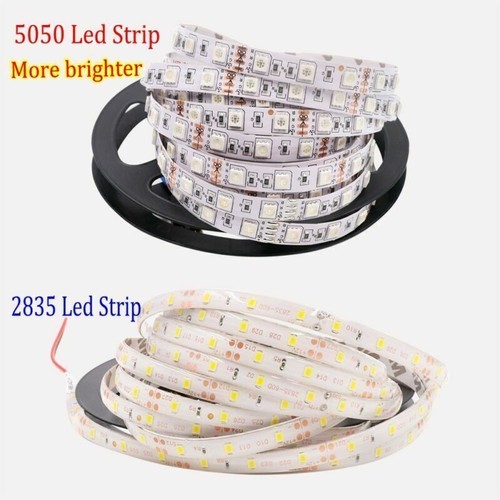 5m led strip 2835 5050 waterproof flexible tape light 60leds/m rope stripe DC12V - Picture 4 of 20