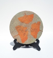 Artist Made in the USA Trivet or Decorative Tile Ginkgo Leaf