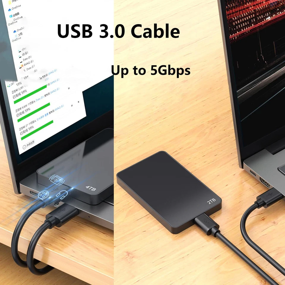 USB 3.0 A Male to A Male Cable Data Transfer Super Speed Power Charger Metal Lot - Image 2 of 4