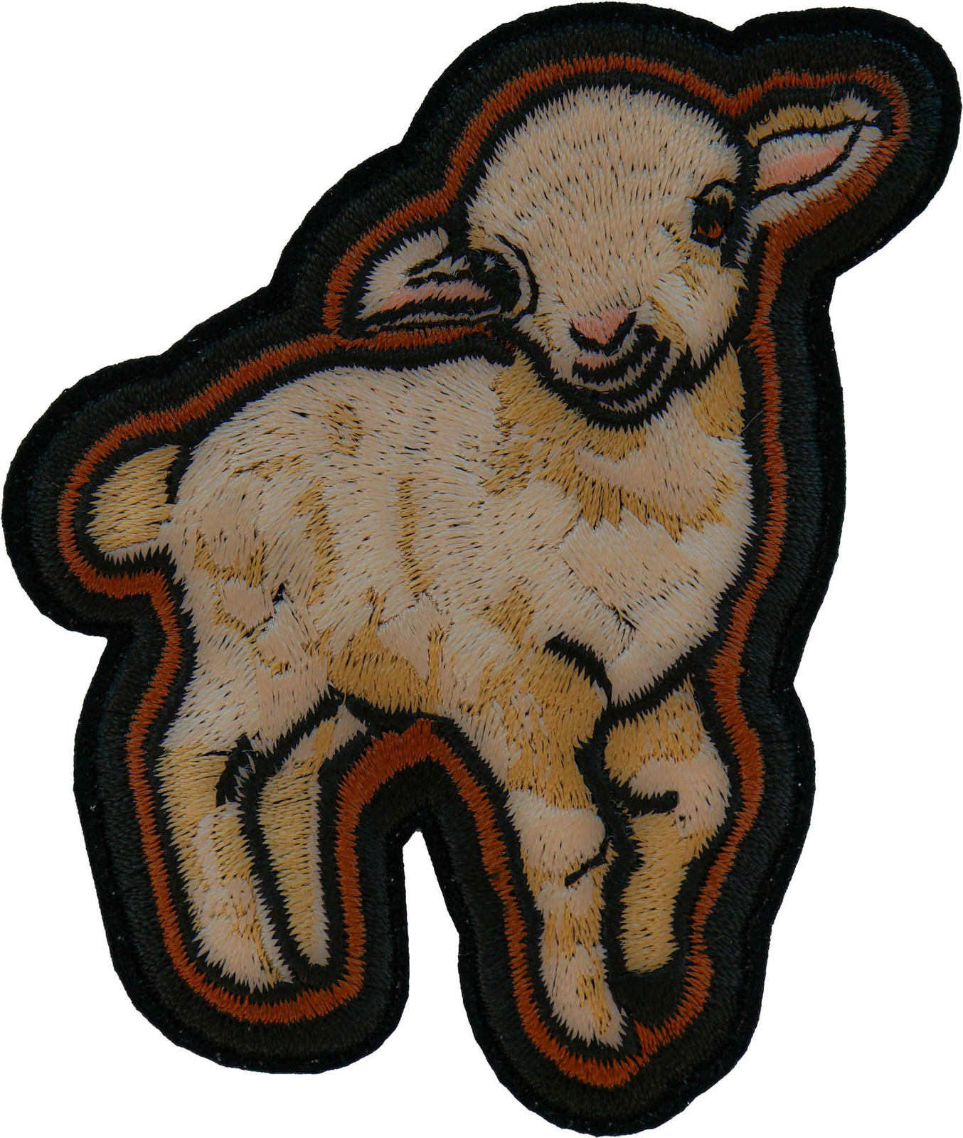 Baby Lamb Iron on Patch - 2.75x3 inch - P7347