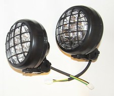 2 x NEW LED Headlights Yamaha Banshee lens bulbs lights grills 2002-2006  3 Watt
