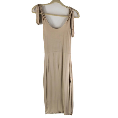 knee length dresses for ladies SCOOP NECK FLARED DRESS – Rosetta Getty main image 0