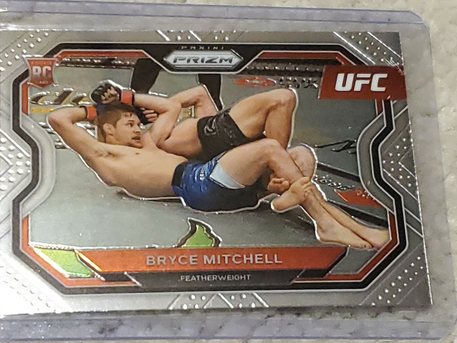 Bryce Mitchell Silver Base Rookie Card UFC Prizm 2021