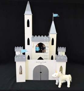 Pottery Barn Kids Ice Castle W Prince Princess Unicorn Ebay
