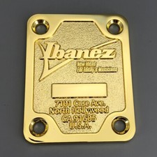Ibanez Guitar Neck Plate Gold