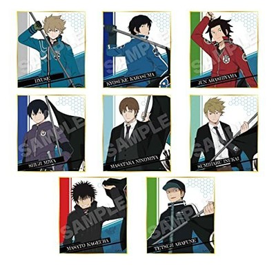 World Trigger Tauschen Mini Shikishi B X all8 IN Box 120x135mm Schild