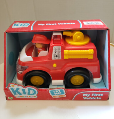 Kid Connection My First Vehicle Fire Truck with Lights Toy Gift