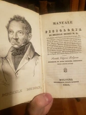 Manuale di Fisiologia - Michele Medici (1835 Italian antiquarian medical book)