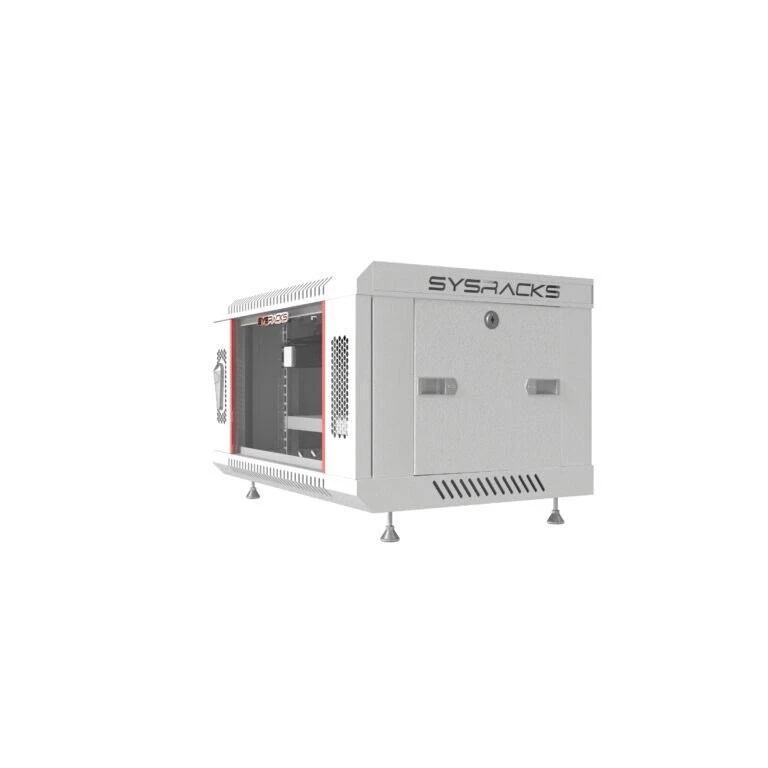 9U Sysracks Wall Mount IT Data Network Server Rack Cabinet Enclosure 18" Depth - Изображение 3 из 4