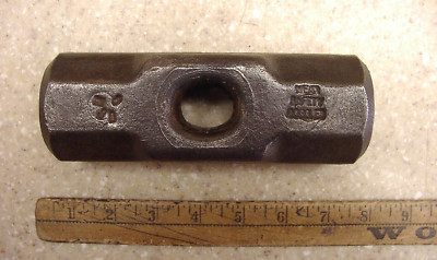 Vintage USM 8lb Sledge Hammer Head,6-1/2'',W/2-5/16'' Octagonal Faces,EXCEPTIONAL!
