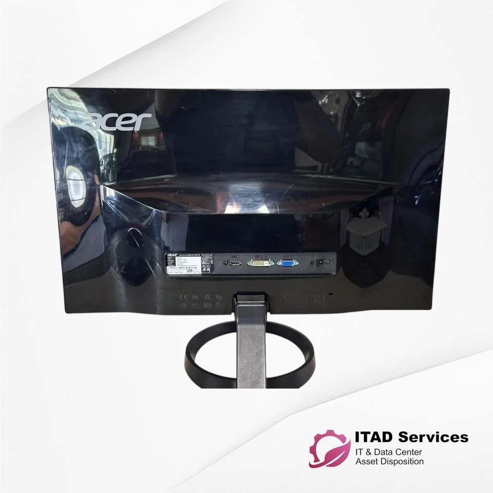 ACER R240HY 23.8” Full HD 1920 x 1080 Widescreen IPS LCD Monitor w/Stand *READ* - Image 4 of 4