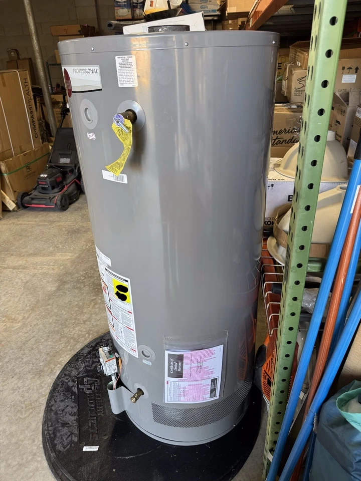 NUEVO calentador de agua a gas Rheem PRO+G75-76N RH 75 galones Nat 75 k BTU fabricado 2025 Foto 2 de 4