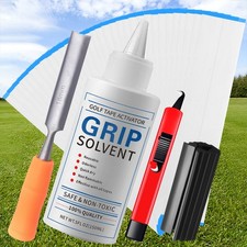Golf Grip Kits for Regrip Golf Clubs Hook Blade,Grip Solvent,Rubber Vise Clamp